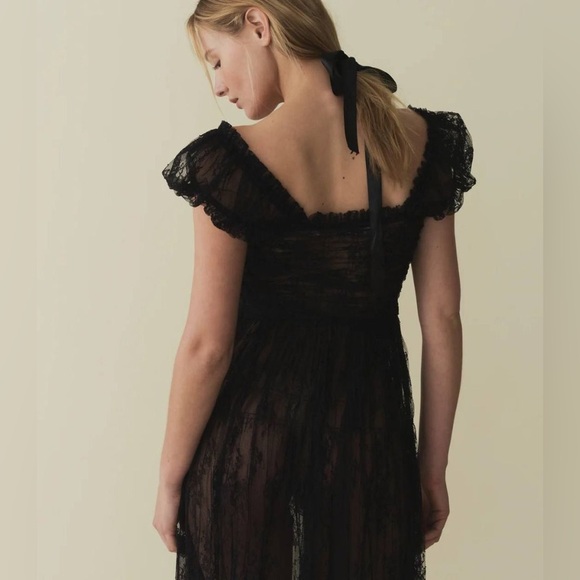 DÔEN Pamelina Dress NWOT - Black Lace - Picture 2 of 11